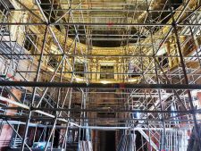 Chantier restauration grand salon